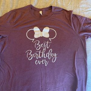 Birthday shirt for Disney vacation